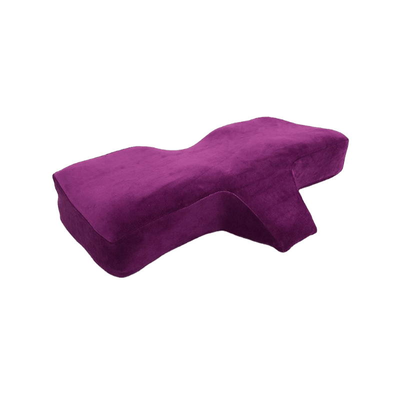 Hoogwaardig traagschuim wimperverlengingskussen, ergonomische curve, verbetert slaapkussens, concaaf hoofdsteun neksteunkussen