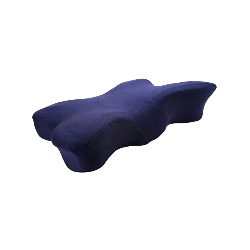Comfortabel bed Slaapwig Aangepaste contour Orthopedische vlindervormige kussens Sleeper Anti-snurk Cervicaal traagschuimkussen