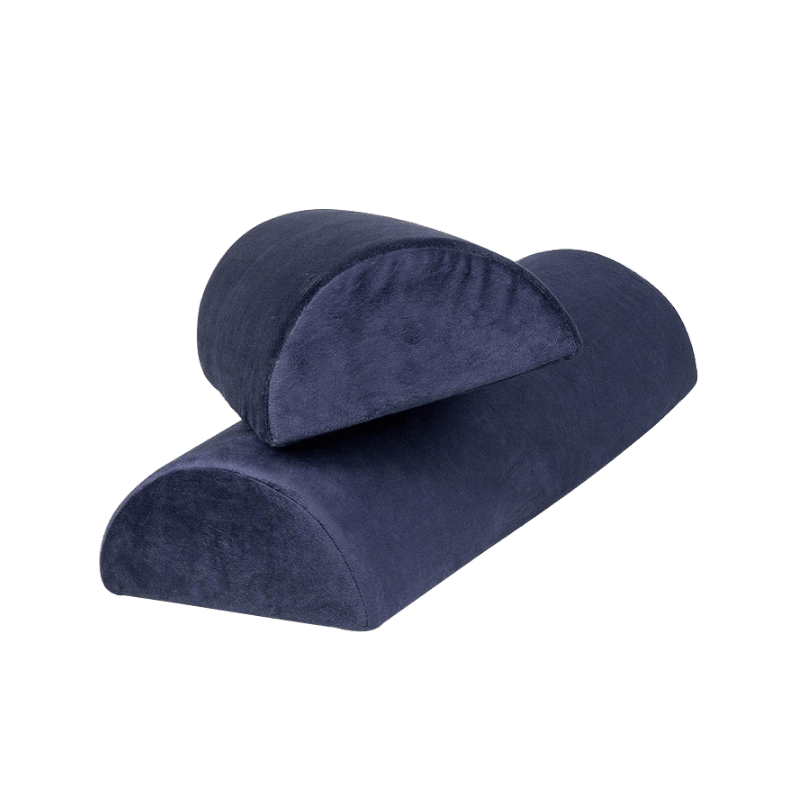 Ergonomisch orthopedisch voetsteunkussen met halve cilinder Vliegtuigbeensteun Kantoor Memory Foam Voetsteunkussen onder bureaukussen