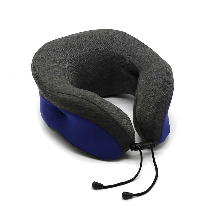 Memory Foam U-vorm reis-neksteunkussen met verstelbare sluiting