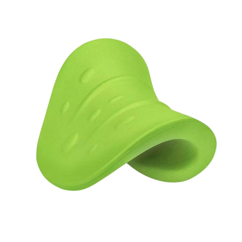 Cervicaal tractiekussen van pu-schuim repareert het rechttrekken van de baarmoederhals en een anti-boog elastisch nekkussen om de slaap te helpen het rijkdompakket te elimineren